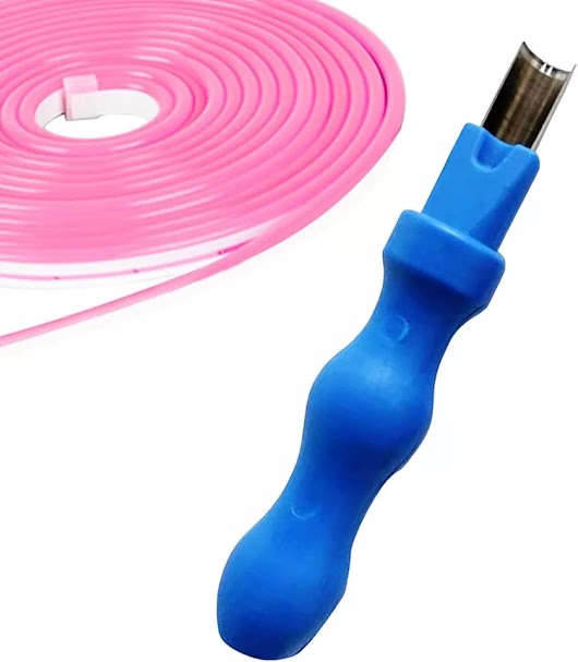 Portable Split Neon Light Straight And Curved Angle Trimming Hand Tools