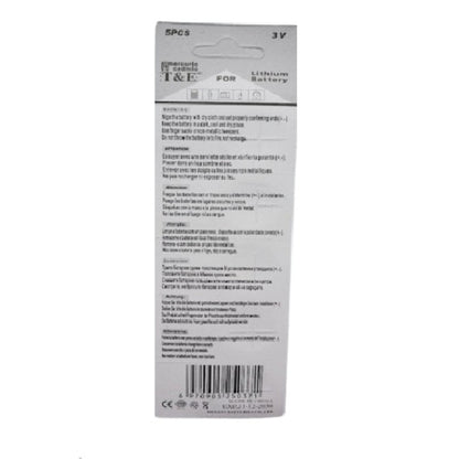 CR1216 3V Lithium Coin Watch Battery (5pcs)