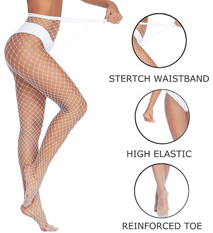 Glowing Fishnet Tights