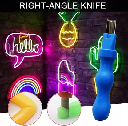 Portable Split Neon Light Straight And Curved Angle Trimming Hand Tools