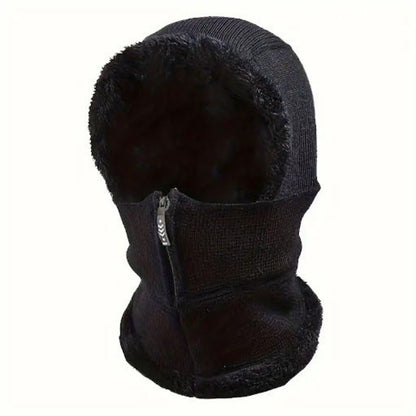 Plush Warm Hooded Hat
