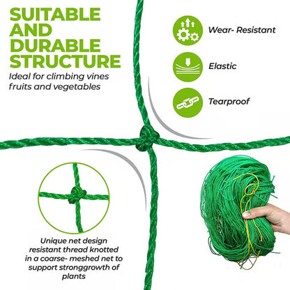 1pc Garden Plants Climbing Net - Green