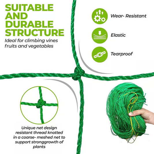 1pc Garden Plants Climbing Net - Green