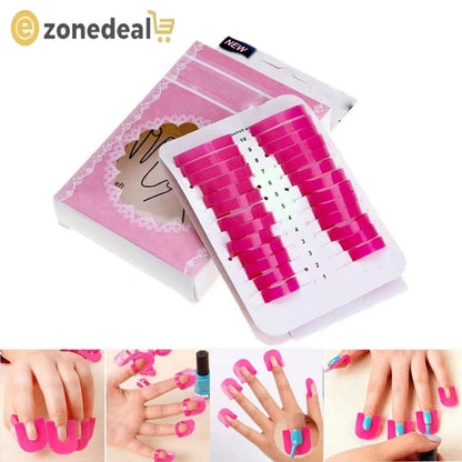 26 Pcs 10 Sizes U Curve Shape Nail Protector