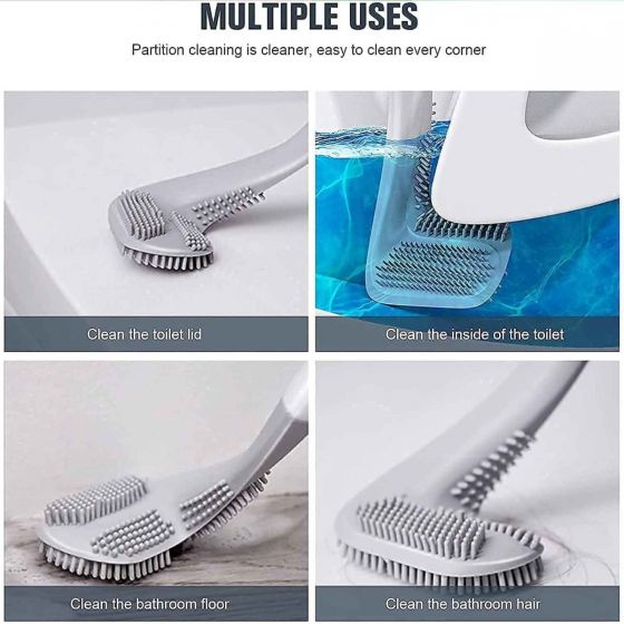 Flexible Silicone Toilet Brush