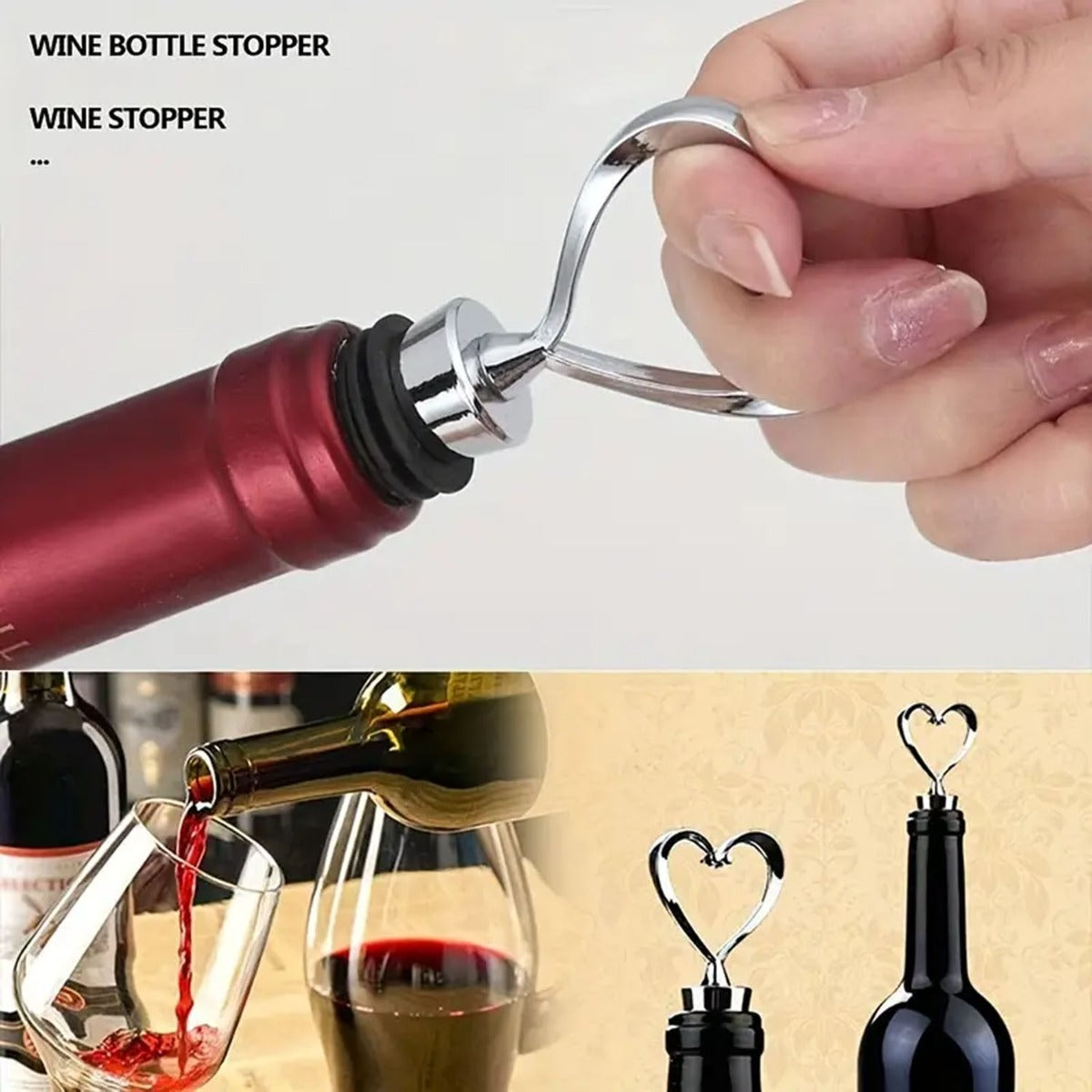 6pcs Wine Bottle Stoppers