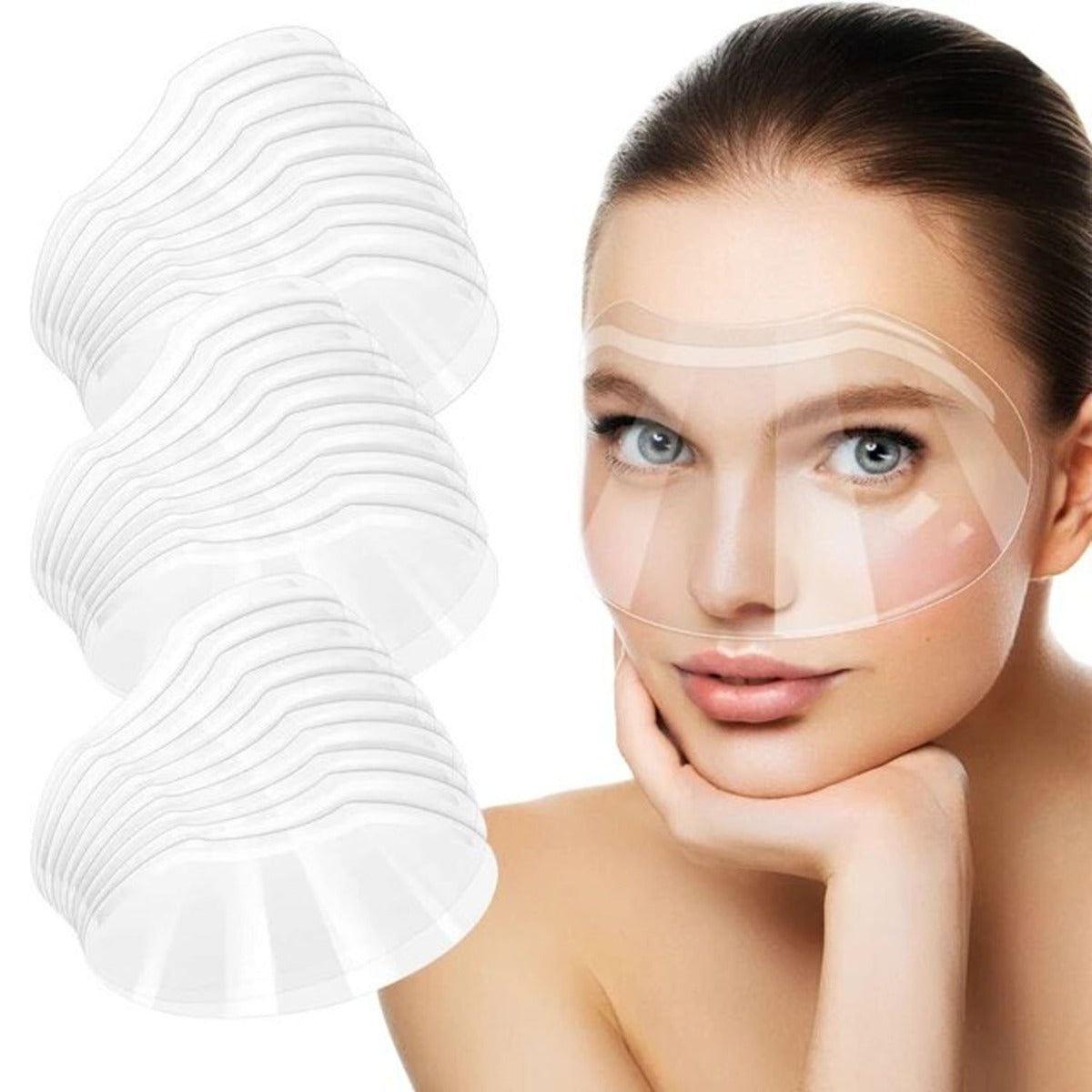 50pcs /BOX Safety Face Shield, Disposable