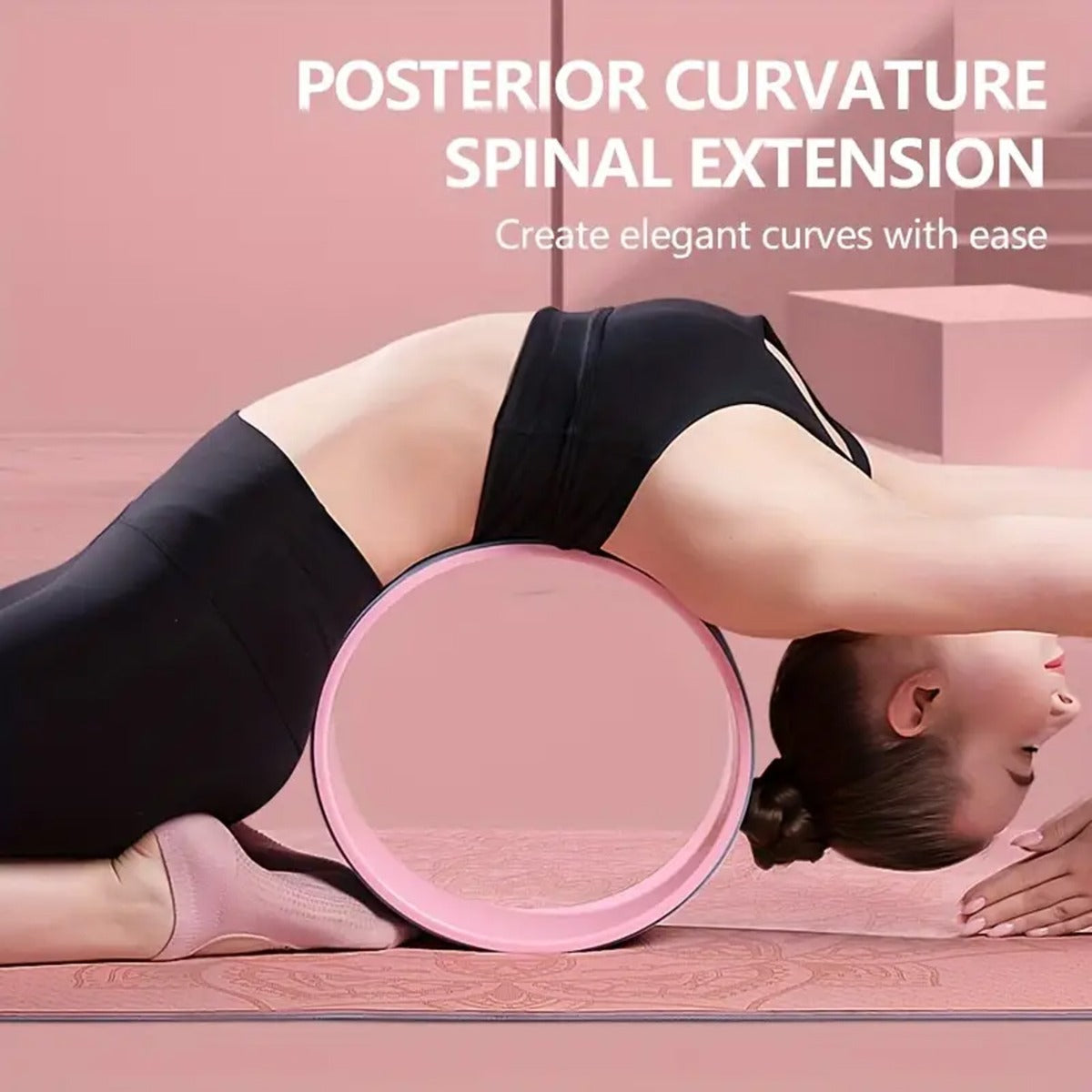 1pc Double Colors Yoga Wheel For Back Bending