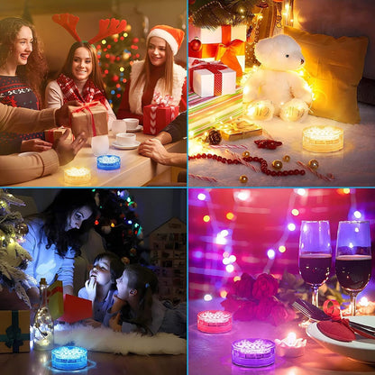 Led Lights Waterproof Multi-color Battery Remote Control