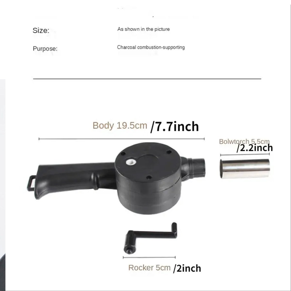 Portable Hand-Operated Blower