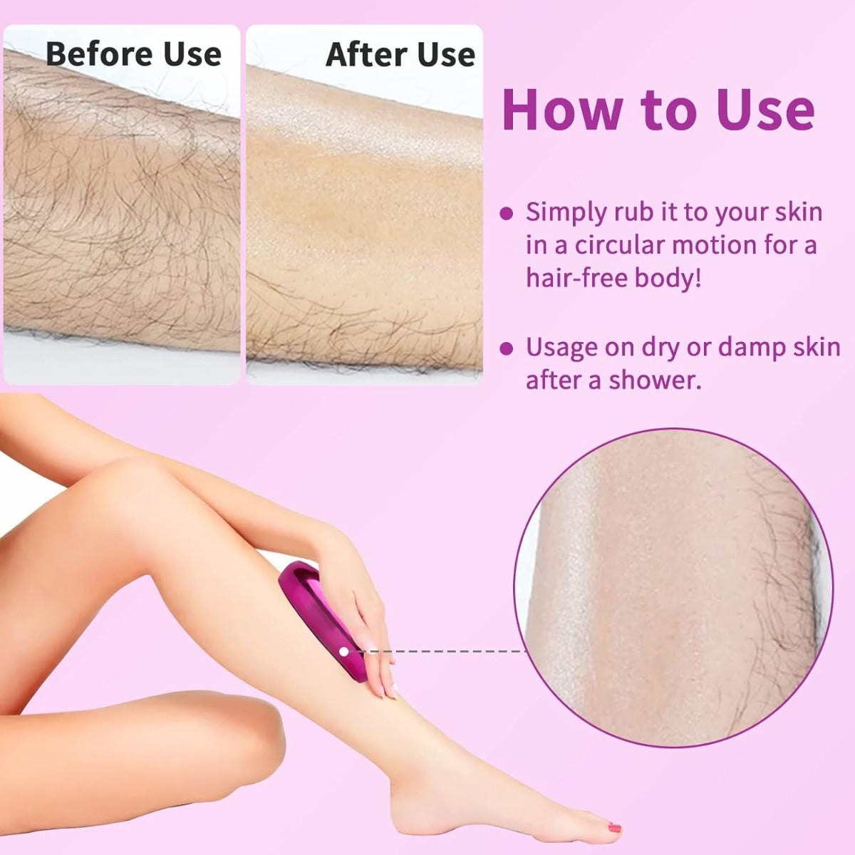 Painless Physical Hair Removal Epilators