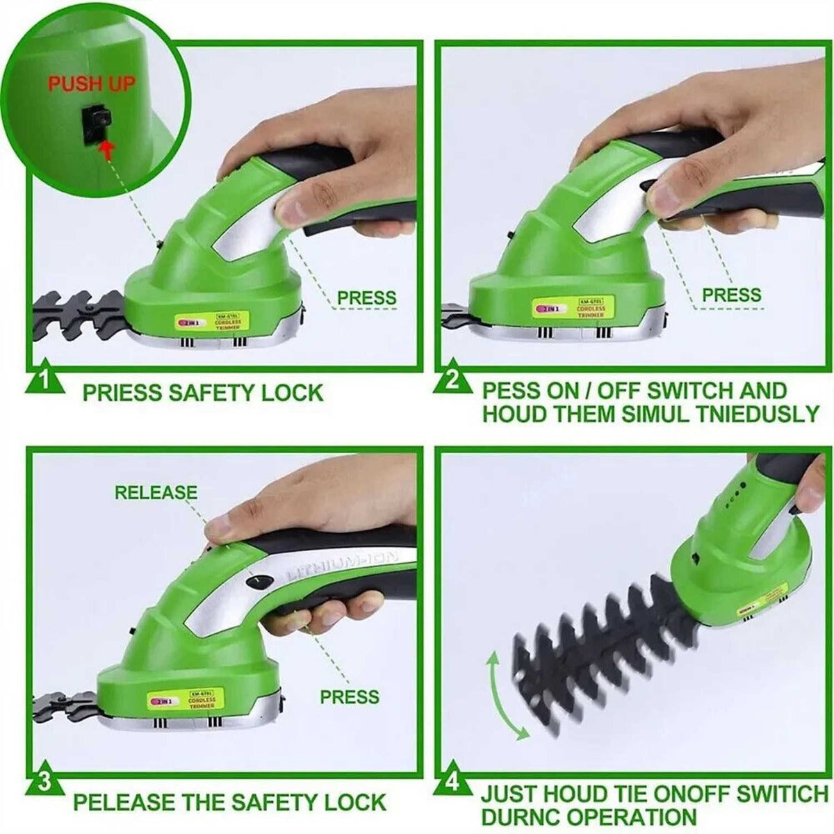 Cordless Grass Shear/Hedge Trimmer