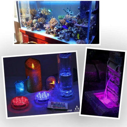 Led Lights Waterproof Multi-color Battery Remote Control