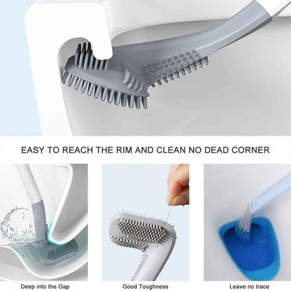 Flexible Silicone Toilet Brush