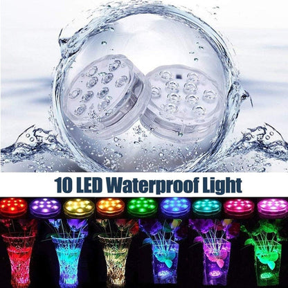 Led Lights Waterproof Multi-color Battery Remote Control