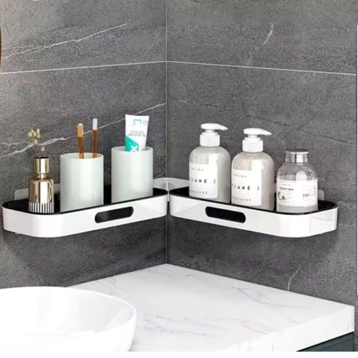 Rotatable Bathroom Storage Rack
