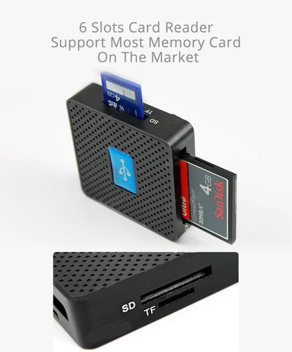 USB 3.0 All-in-one Card Reader-Black