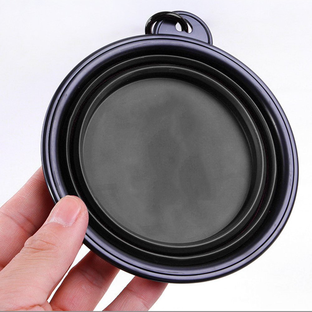 New Designed Food Grade Silicone Pet Bowl -Black