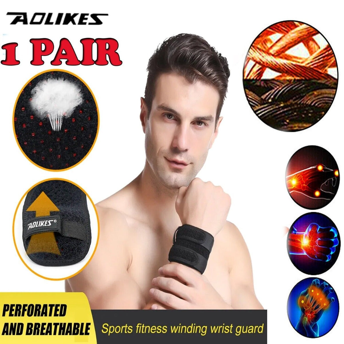 7932 Neoprene Wrist Brace Sleeve