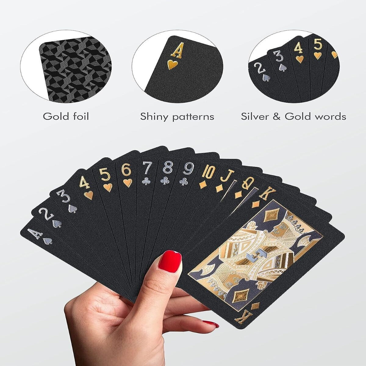 1 Decks Waterproof Plastic Playing Cards