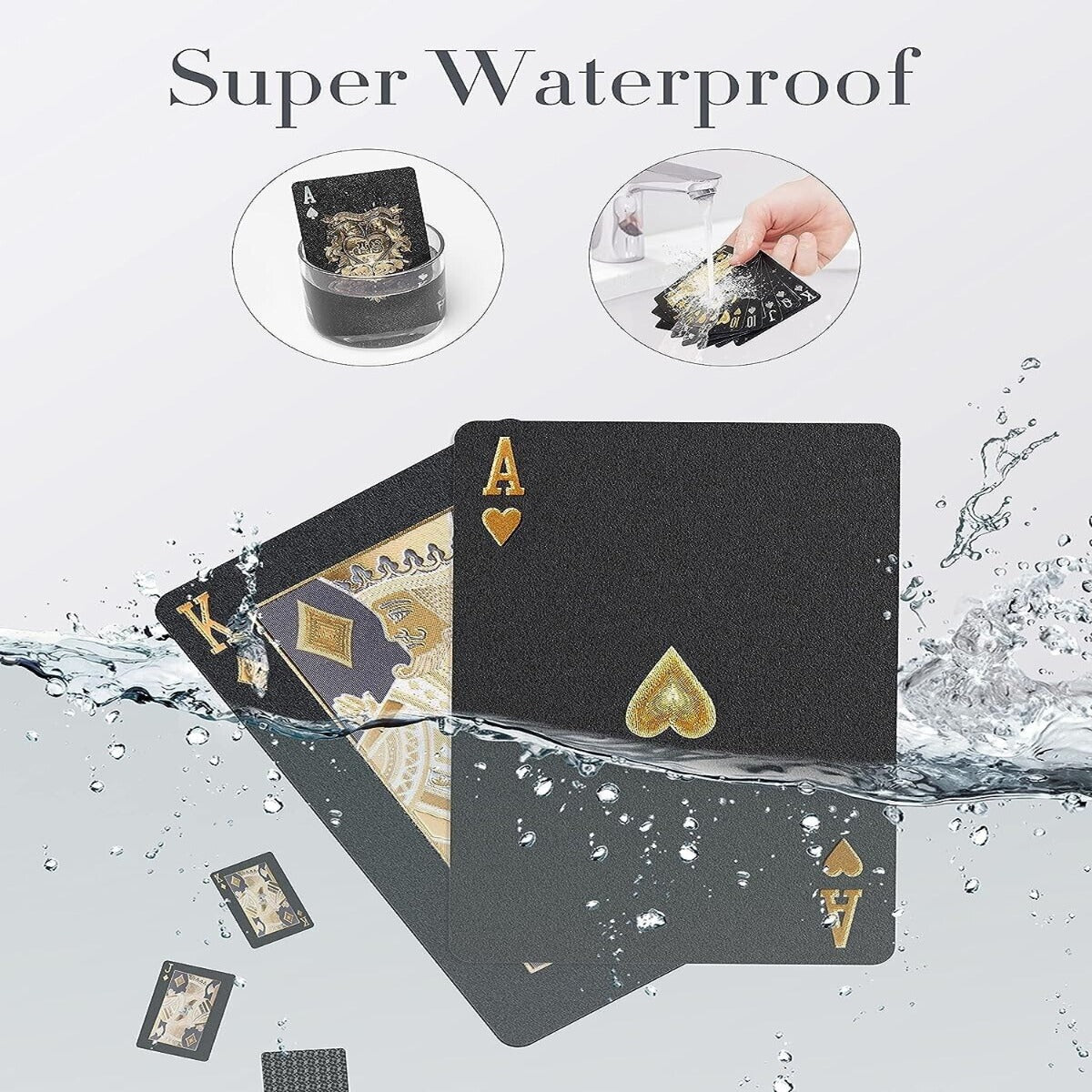 1 Decks Waterproof Plastic Playing Cards