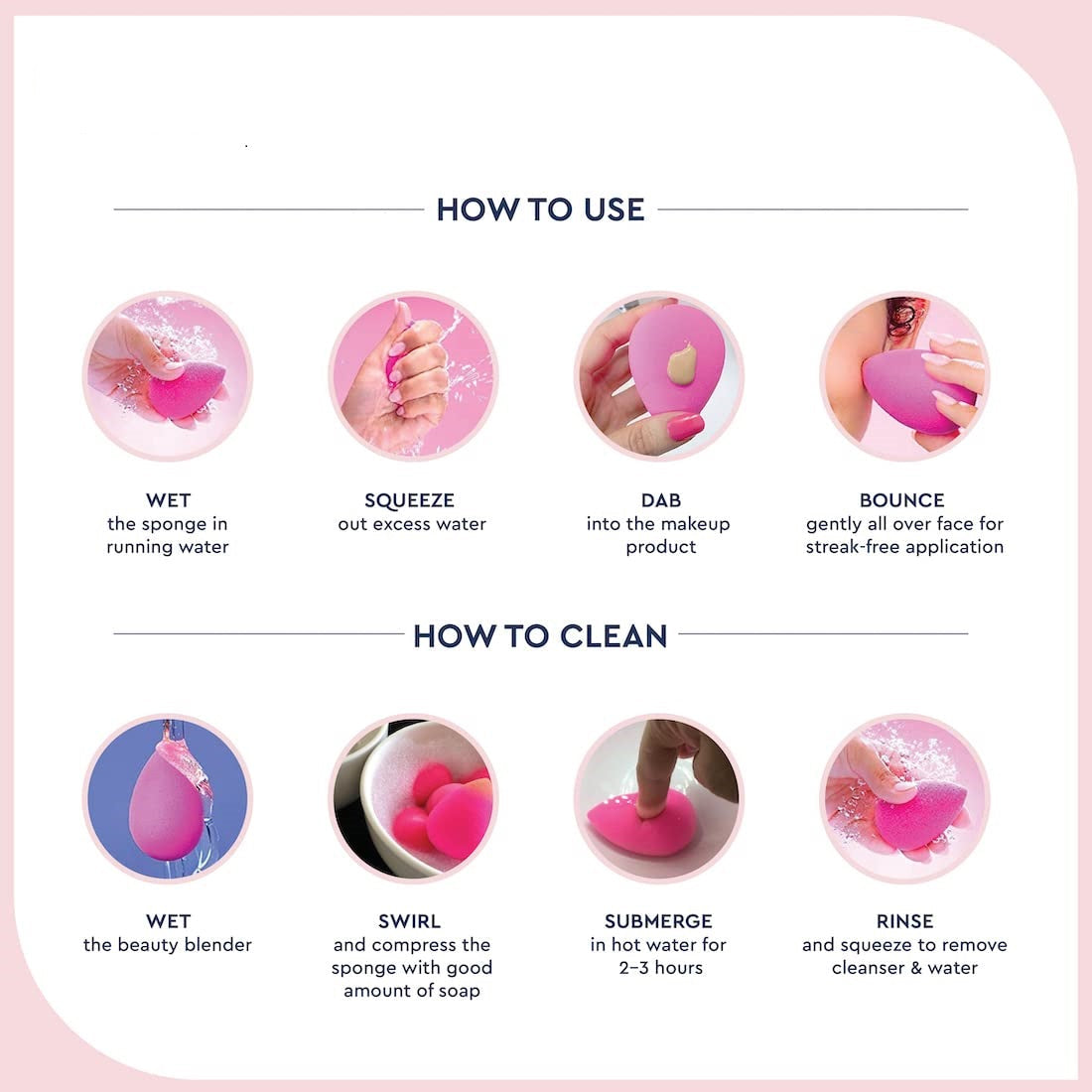 Soft Makeup Sponge for Foundation Blending
