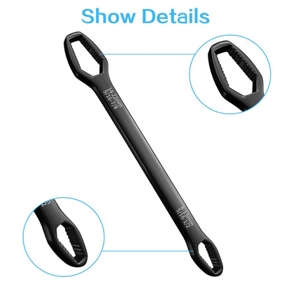 1pc Universal Double-Head Wrench, 8-22mm