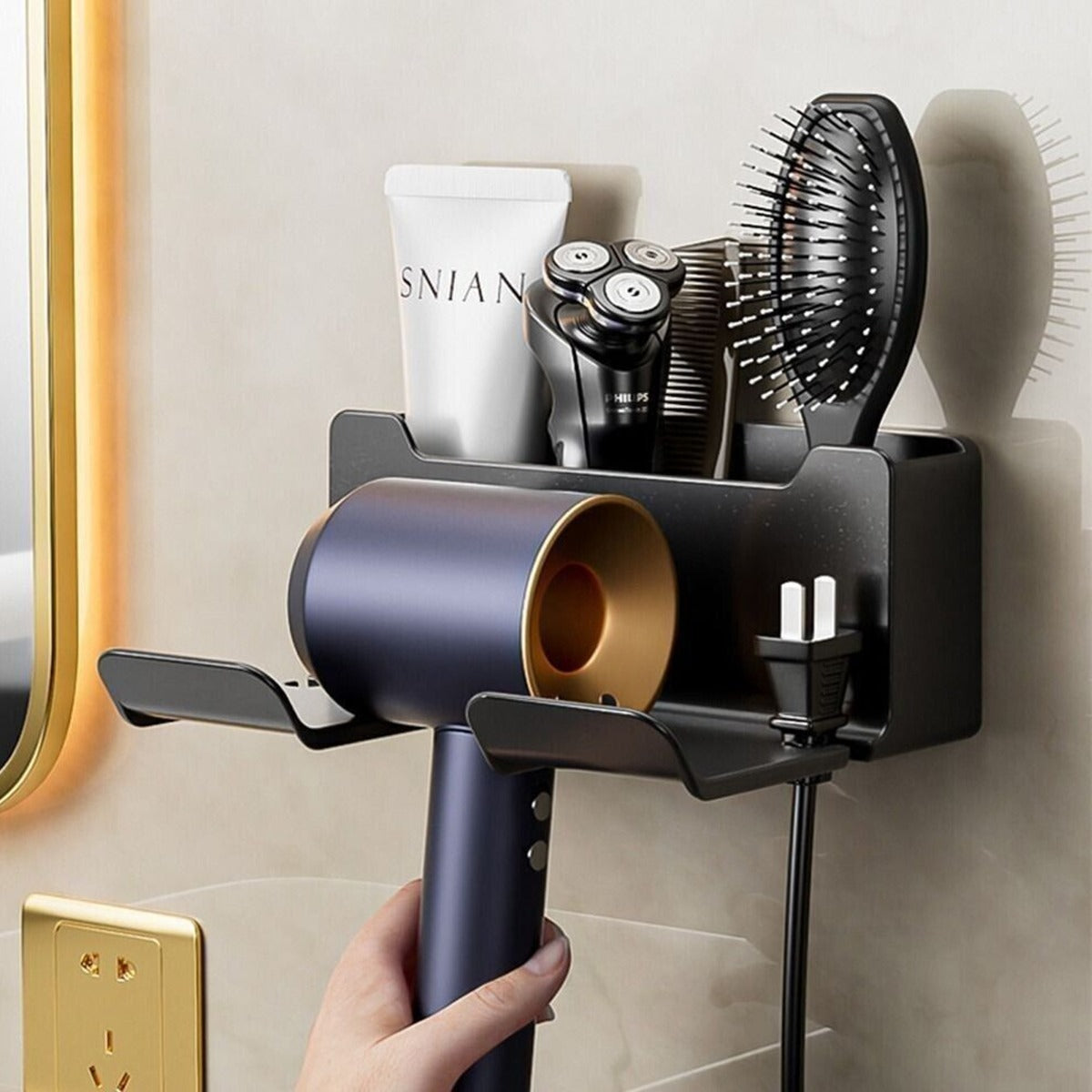 Hair Dryer Storage Organizer