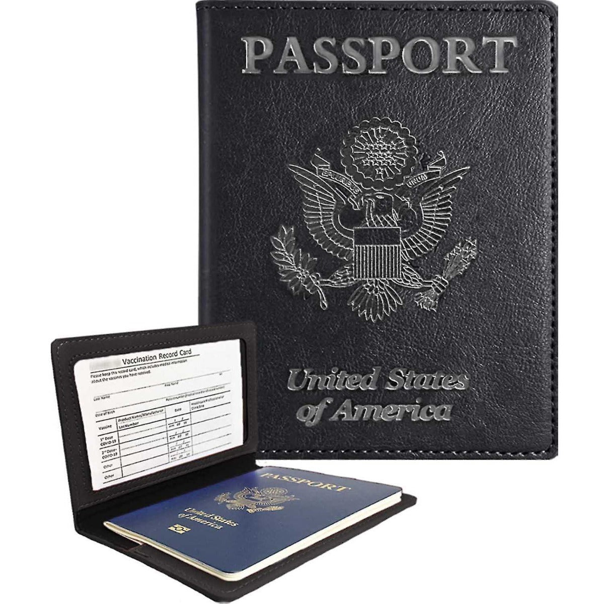 Passport Holder- Black