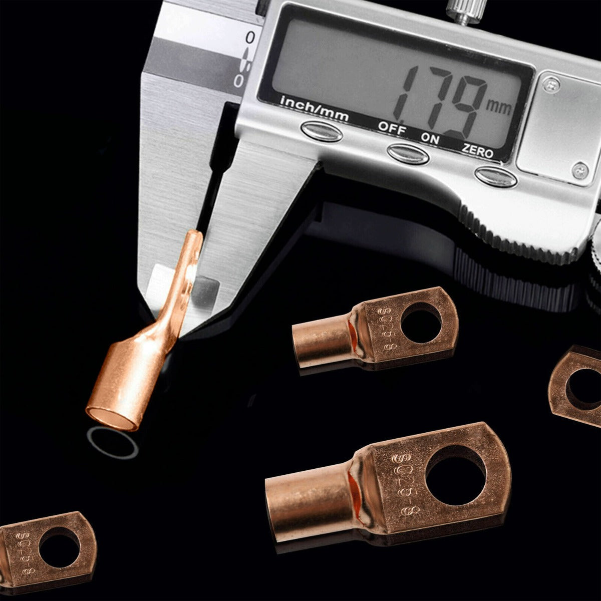 Copper Ring Lug Terminals Connector Kit