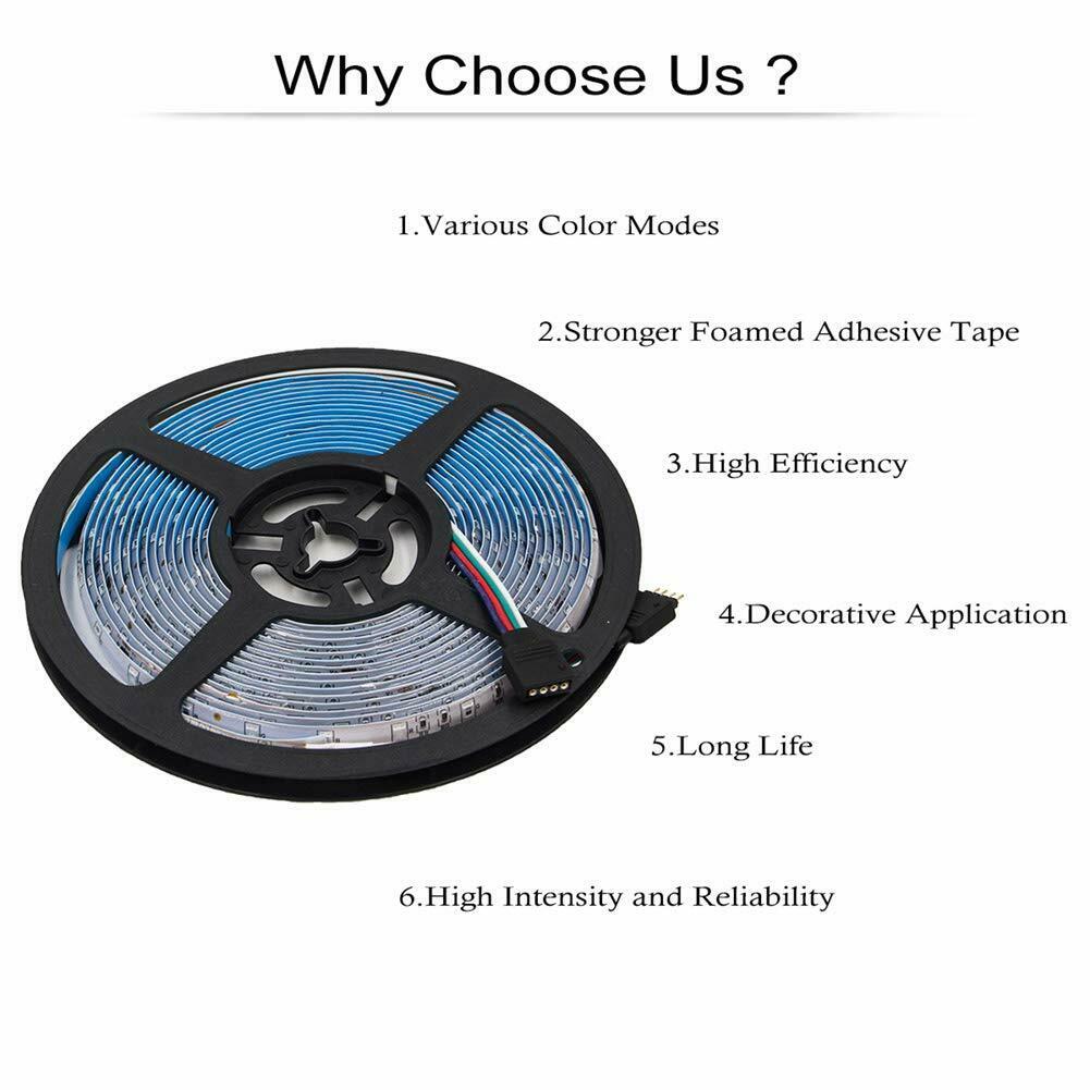 RGB LED Strip Light With Remote Connector