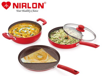 4pcs Cookware Set (Red)