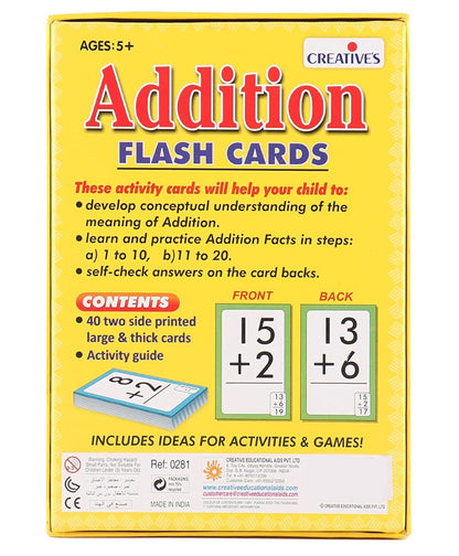 Educational Addition - Flash Card