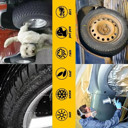 Tire Covers For Wheel (4 Pack Silver), Waterproof UV Sun Protectors For Motorhome Boat Trailer Camper Van SUV
