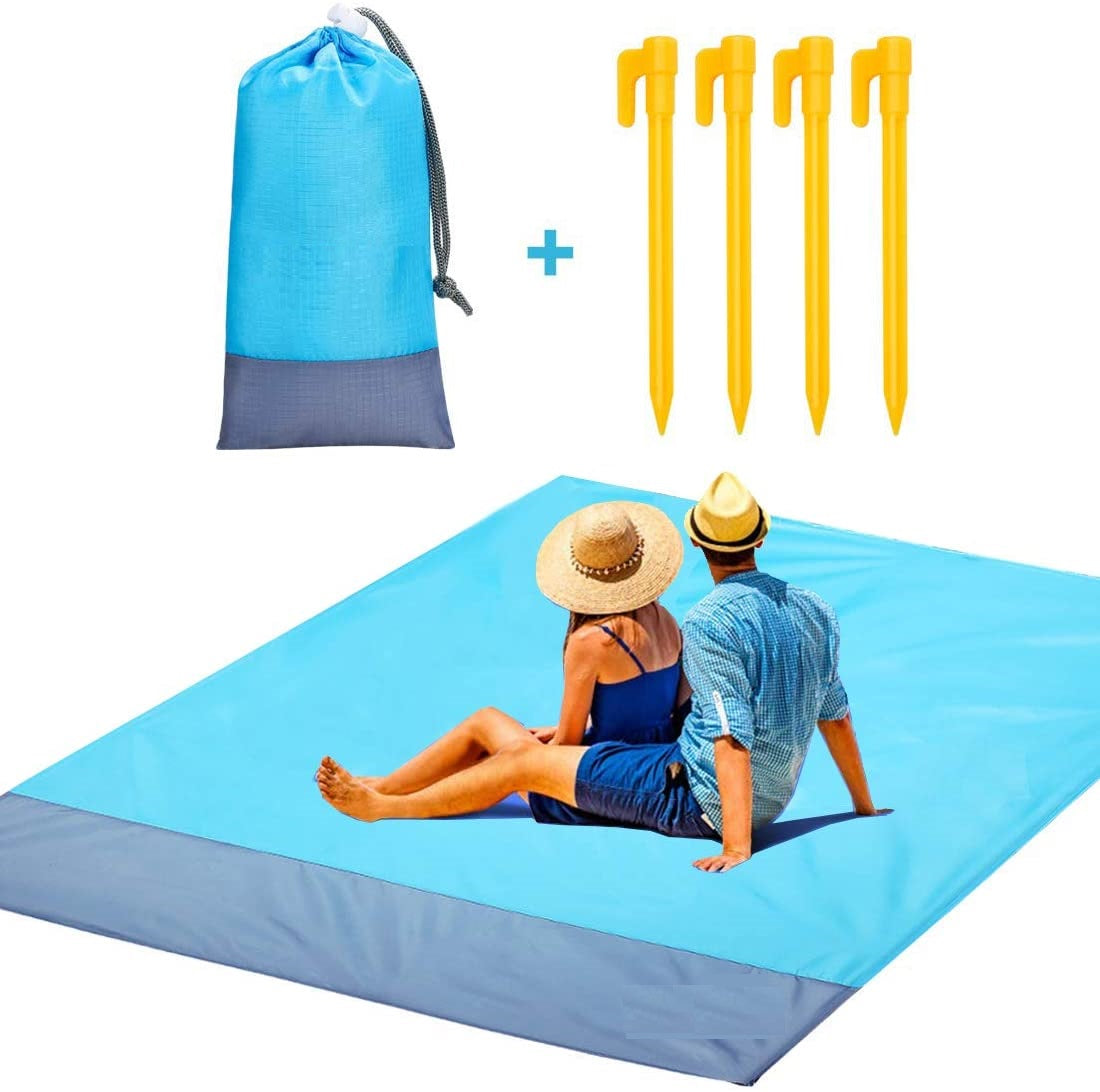 Waterproof Picnic Beach Mat -Blue