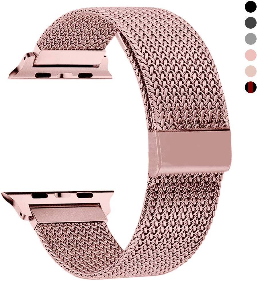 Smart Watch Metal Band-38mm-Rose Pink