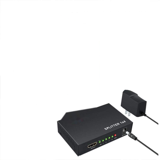 HDTV Splitter Amplifier 1 In 4 Out Duplicator