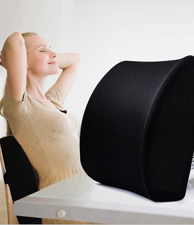 Memory Foam Seat Cushion -Black
