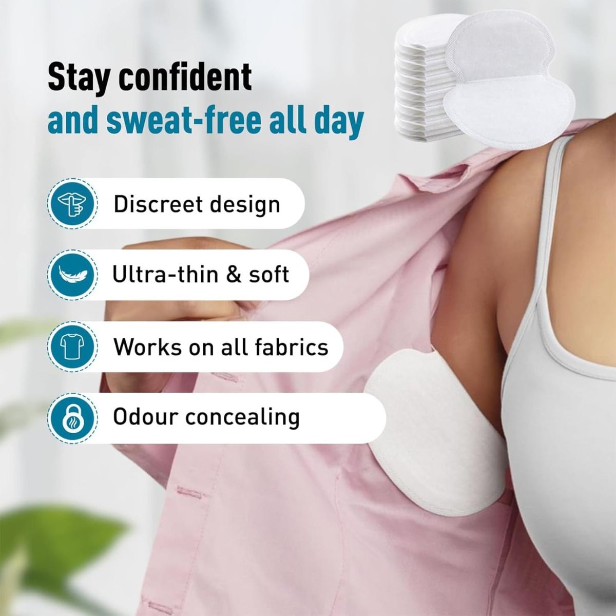 10pcs Armpit Sweat Pads
