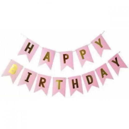 Wall Decoration Birthday Kit - Pink