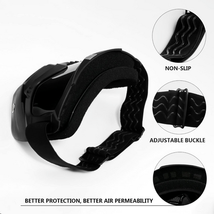 Face Mask with Detachable Goggles