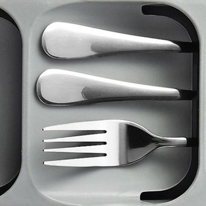 Stackable Drawer Cutlery Storage Organizer Tray