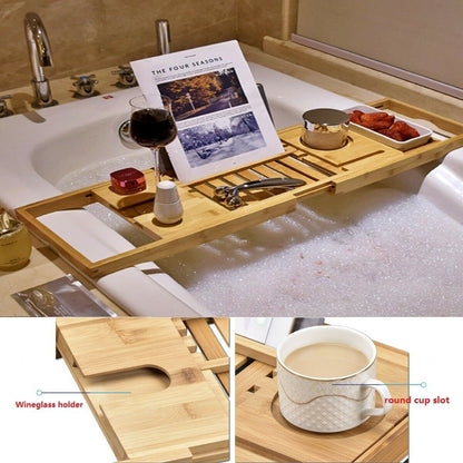 Extendable Bathtub Tray