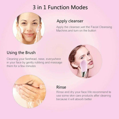 Waterproof Facial Cleansing Brush