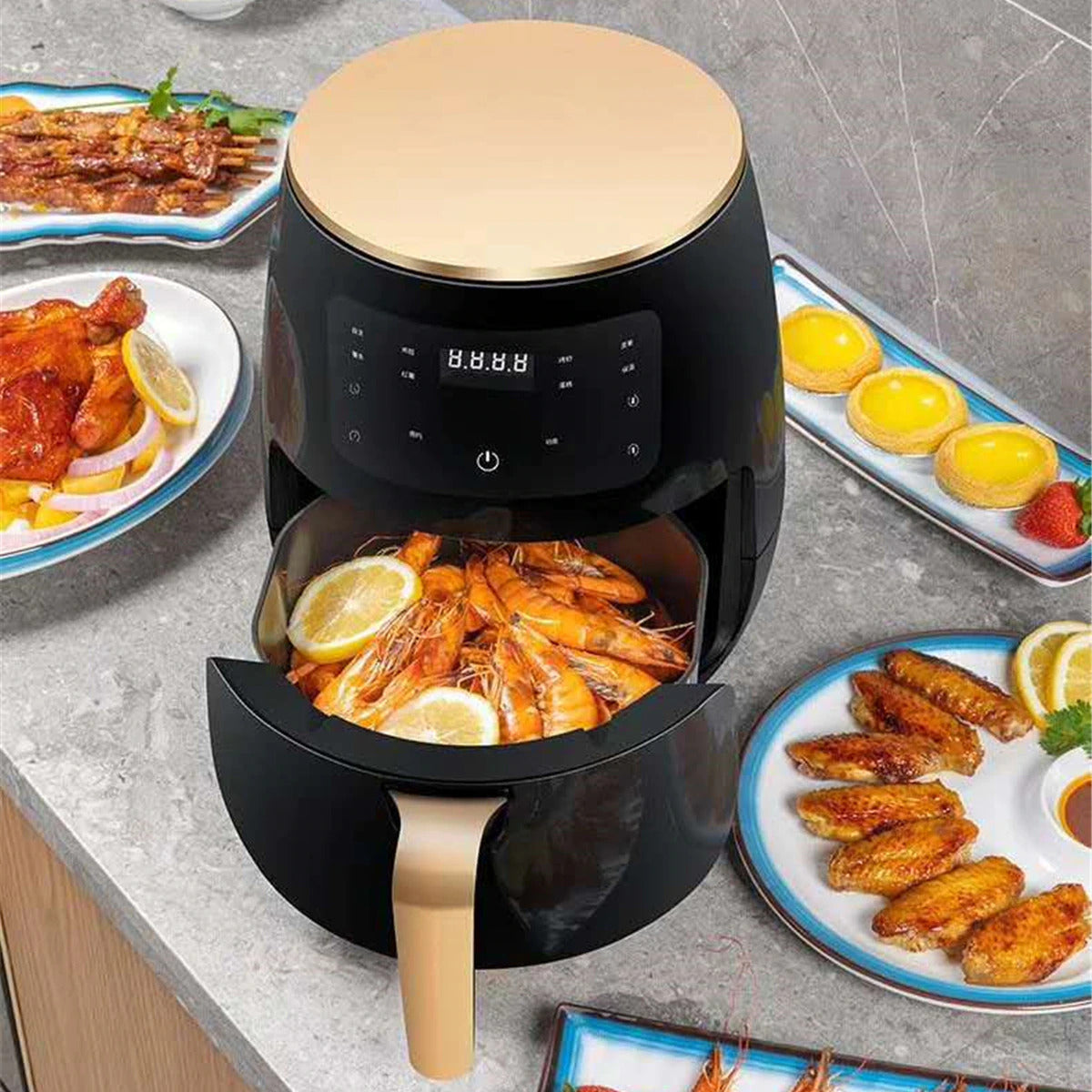 4.5L Fryer Grill Cooker