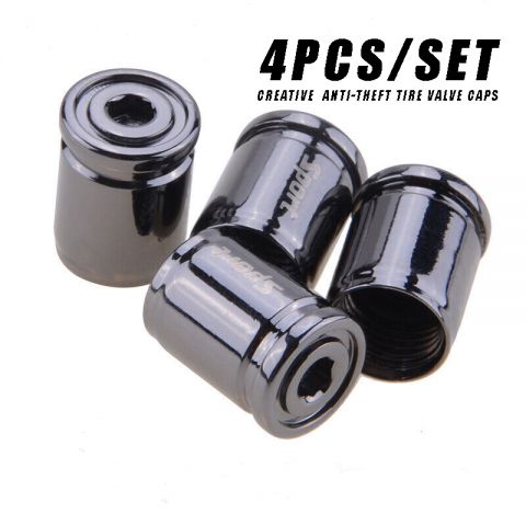 4pcs/SET Anti-theft Tire Valve Caps