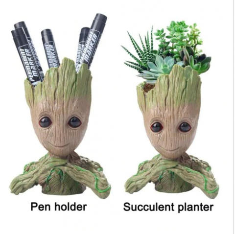 Groot Pen Stand Flower Plant Pot
