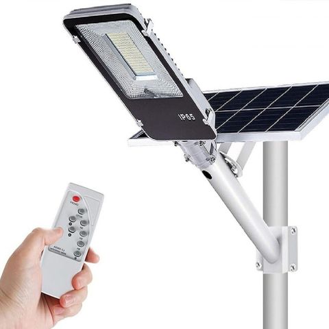 Solar Street LED Light  W/ Remote 200W