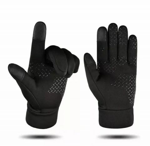 Touch Screen Warm Sport Gloves-Black