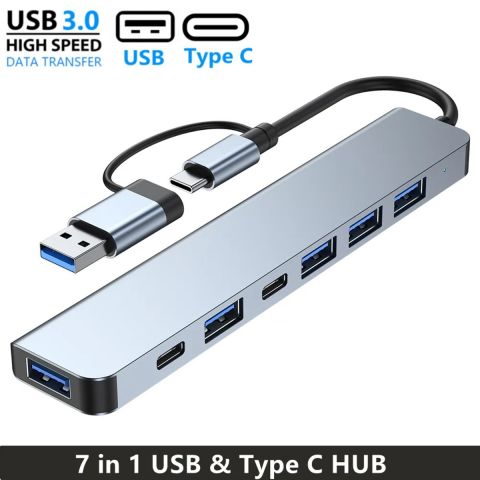 7 in 1 USB Spliter